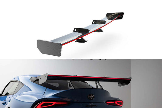 Maxton Design eleron portbagaj fibra de carbon cu lumina LED frana pentru Toyota Supra (2019-)