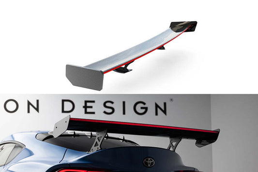 Maxton Design eleron portbagaj fibra de carbon cu lumina LED frana pentru Toyota Supra (2019-)