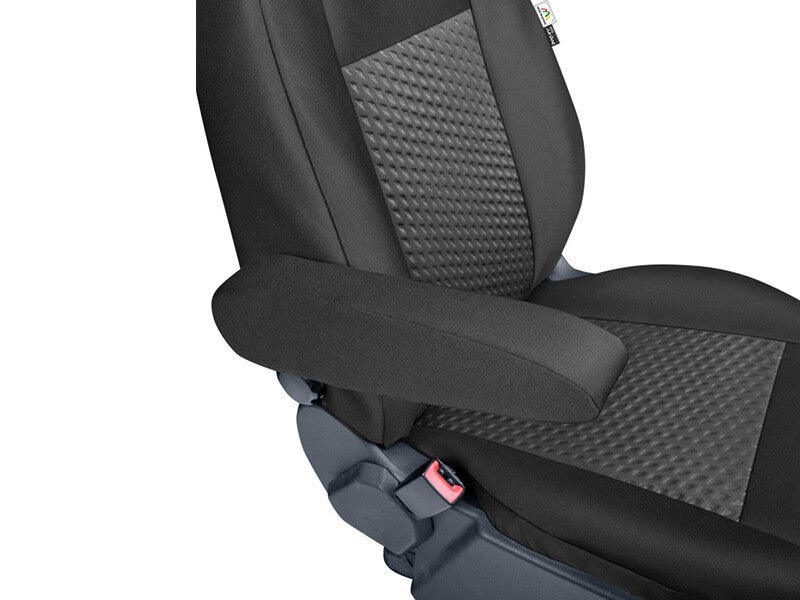 Kegel Tailor Made tapiterie pentru scaune simple si duble Ford Transit dupa 2014, negru cu model