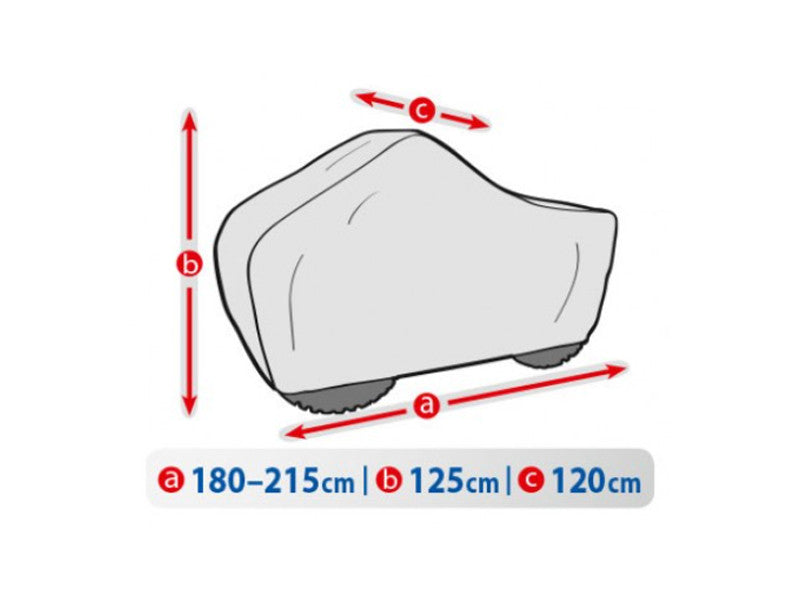 Husa Kegel seria Basic, marimea L, gri, ATV