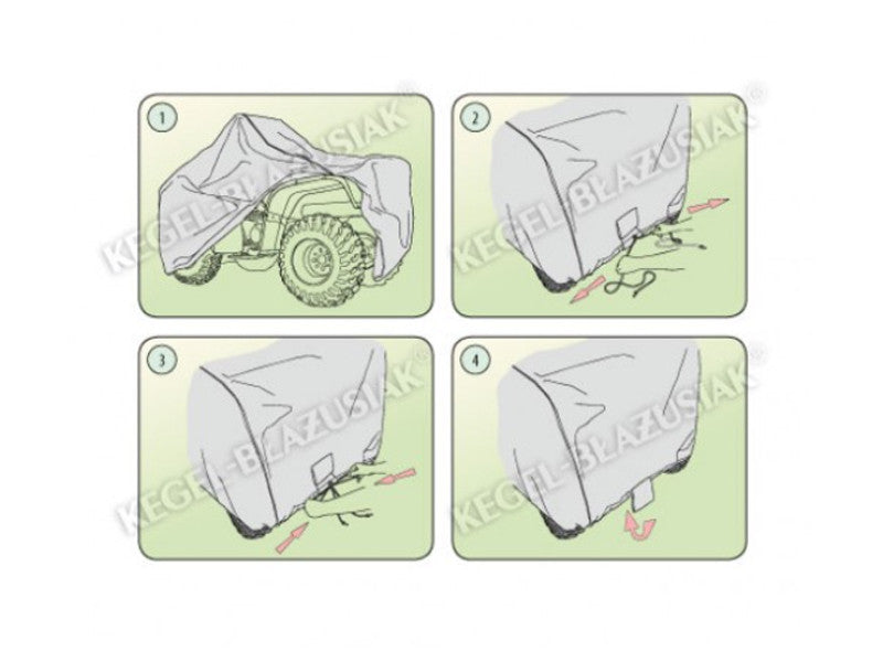 Husa Kegel seria Basic, marimea L, gri, ATV