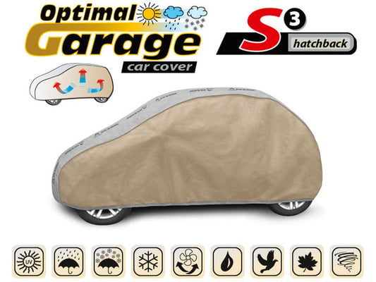Husa Kegel Optimal serie marimea S3 bej/gri pentru hatchback