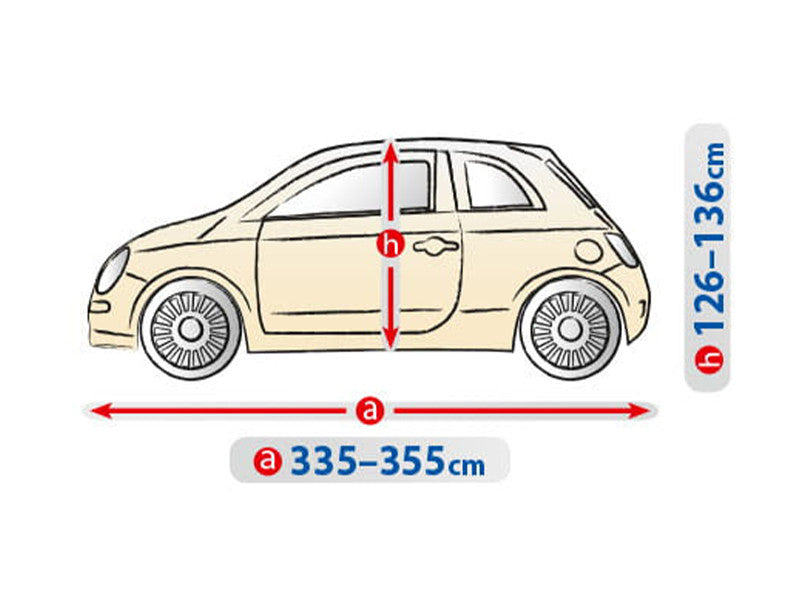 Husa Kegel Optimal serie marimea S3 bej/gri pentru hatchback