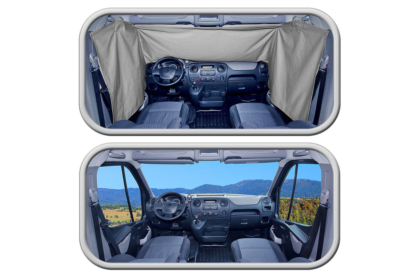 Kegel interior blind for front and side windows - camper and vans