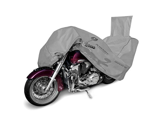 Husa Moto Kegel - Basic,  pentru Motociclete Cruiser / Chopper cu Top Case, gri