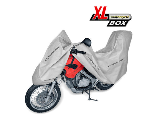 Husa Moto Kegel - Basic, XL, pentru Motociclete cu Top Case, gri