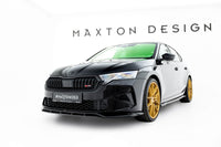 Maxton Design RS Style Spoiler Set for Skoda Octavia RS Liftback (after 2024) Side Skirts, Front Bumper, Rear Bumper and Boot, Gloss Black