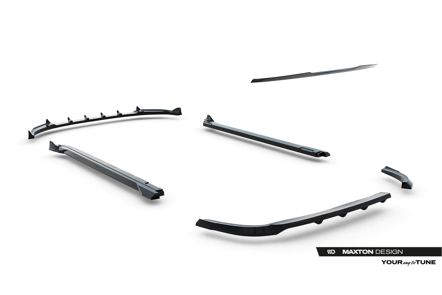 Set Maxton Design pentru praguri, bara fata, bara spate si plafon al Hyundai Tucson MK4 Facelift (2024-), negru lac