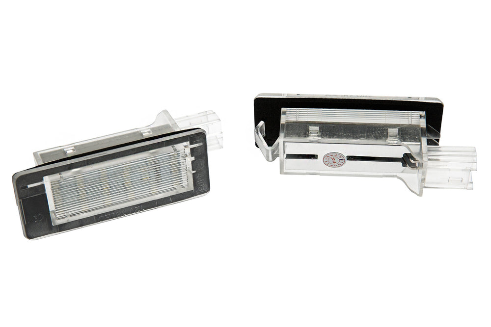 Kit lumini LED numar inmatriculare pentru Renault Espace, Scenic, Laguna, Dacia Duster, Lodgy, Logan MCV, stanga si dreapta