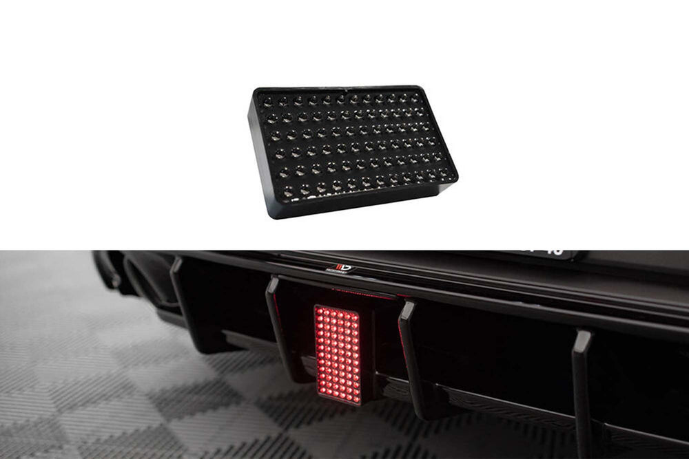 Lampa frana LED pentru montaj in difuser Maxton Design a Hyundai i30 N hatchback (2020-), negru lac