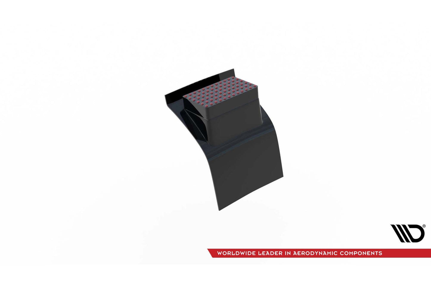 LED stop pentru montaj in difuser Maxton Design pentru Volkswagen Scirocco R (2008-2014), lac negru