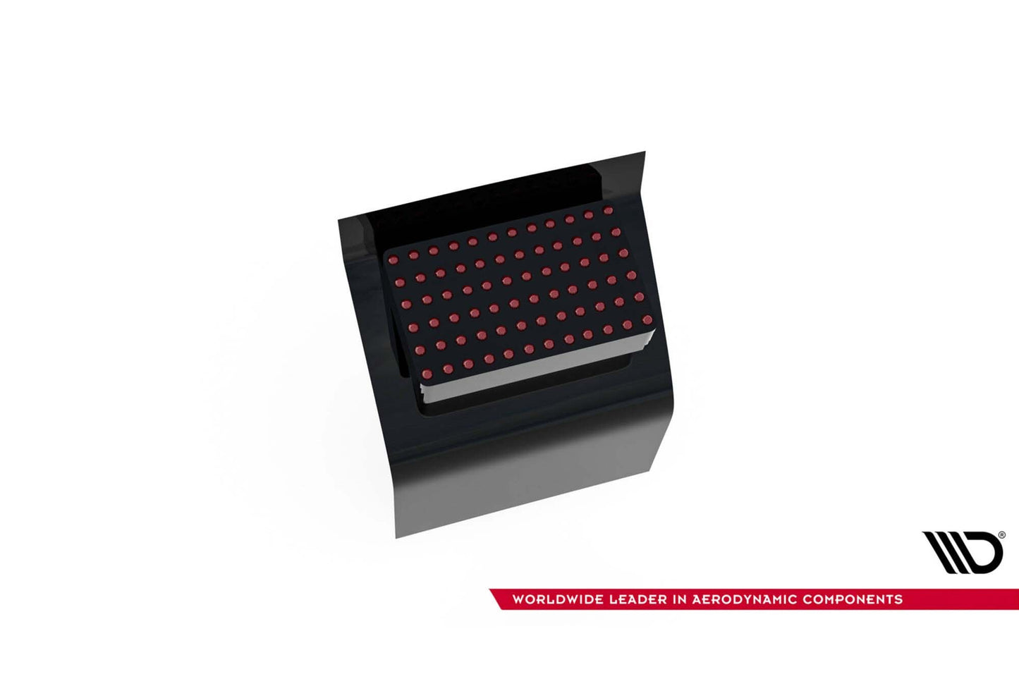 LED brake light for installation in Maxton Design diffuser for Skoda Superb Liftback, station wagon (2015-2019), gloss black
