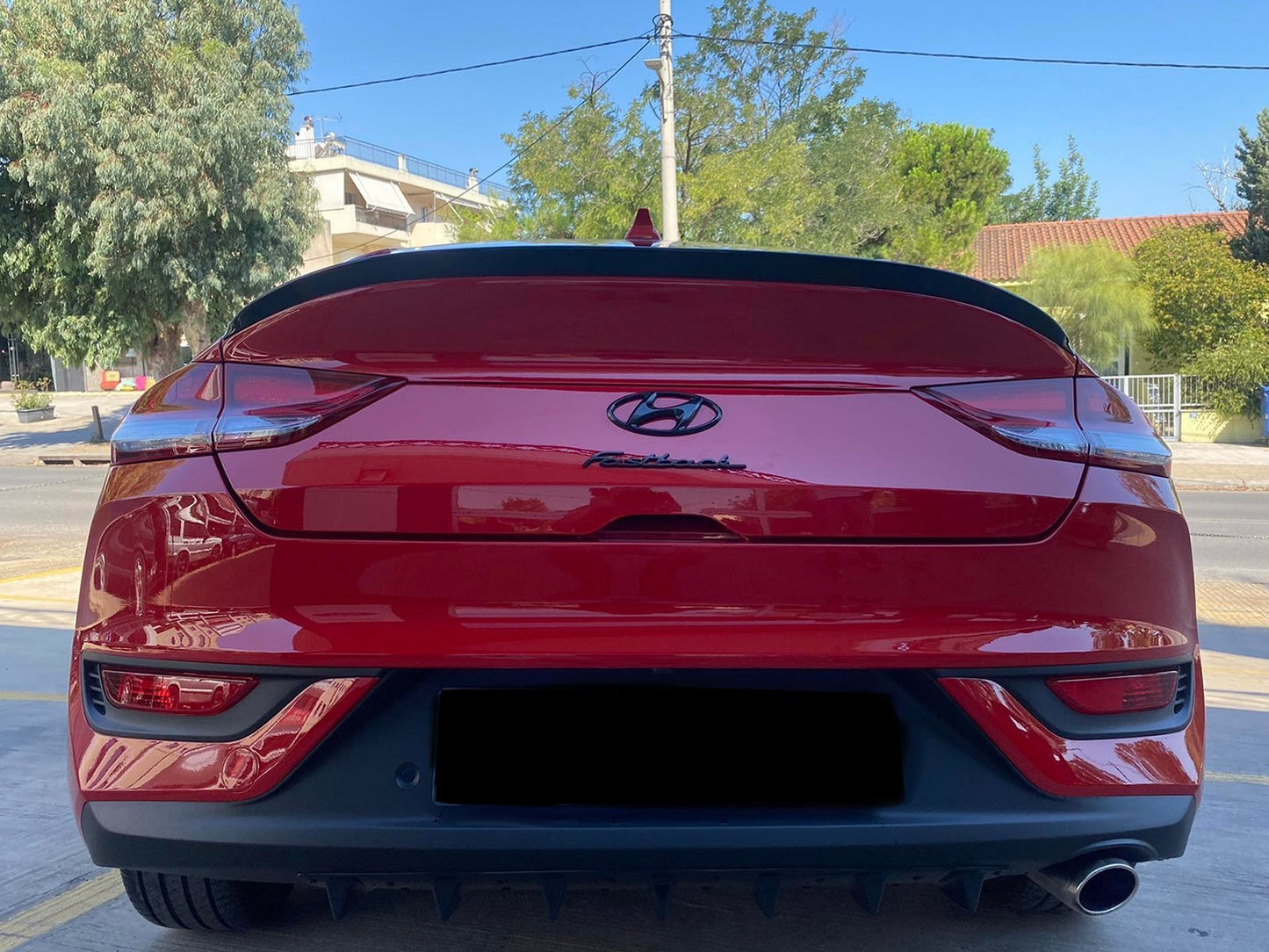 Motordrome Design spoiler tip lip pentru portbagaj Hyundai i30 Mk3 Fastback (2016+)
