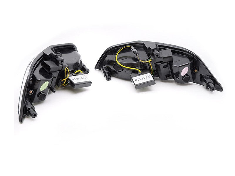 Set semnalizari LED pentru bara fata Ford Mustang (2015-2017), cu baza neagra, stanga + dreapta