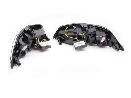 Set semnalizari LED pentru bara fata Ford Mustang (2015-2017), cu baza neagra, stanga + dreapta