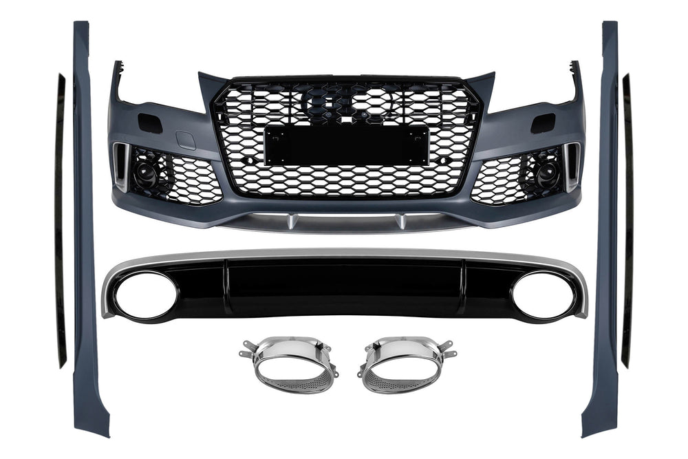 Tuning package compatible with Audi A7 (2010-2014) for models with standard rear bumper