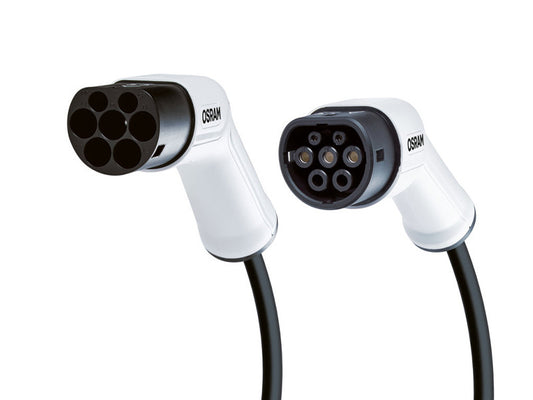 Cablu Osram pentru incarcare vehicule electrice cu 7 pini, tip 2 la tip 2, 480V, 32A, 22KW