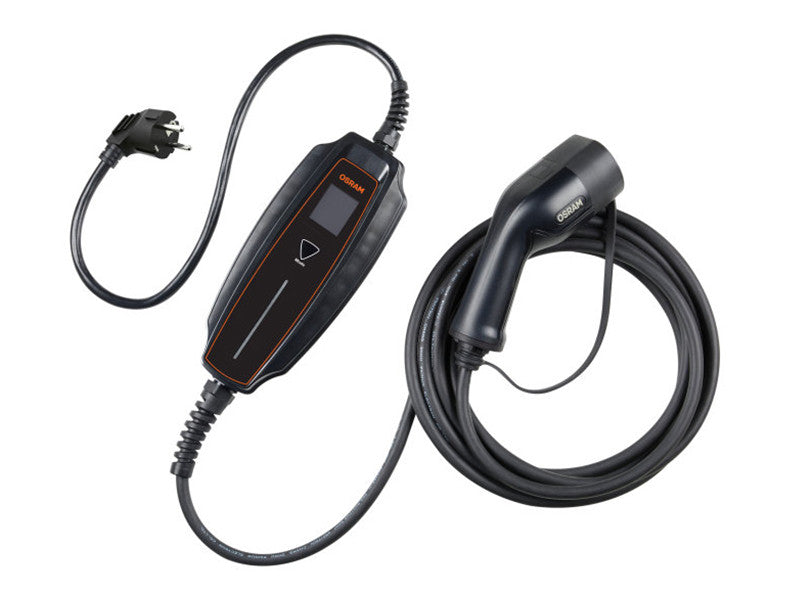 Osram BATTERYcharge statie de incarcare portabila cu 7 pini de tip 2 pentru vehicule electrice si hibride plug-in, pana la 3.6W, pana la 16A, 240V.