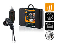 Statie de incarcare portabila Osram BATTERYcharge cu 5 pini tip 1 pentru vehicule electrice si hibride plug-in, pana la 3.6W, pana la 16A, 240V.