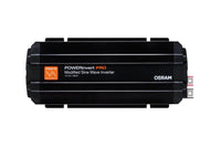 Invertor de curent monofazat Osram, unda sinusoidala modificata, 12V DC, 1000W, 98A, 50Hz, 200-240V RMS, cu un contact.