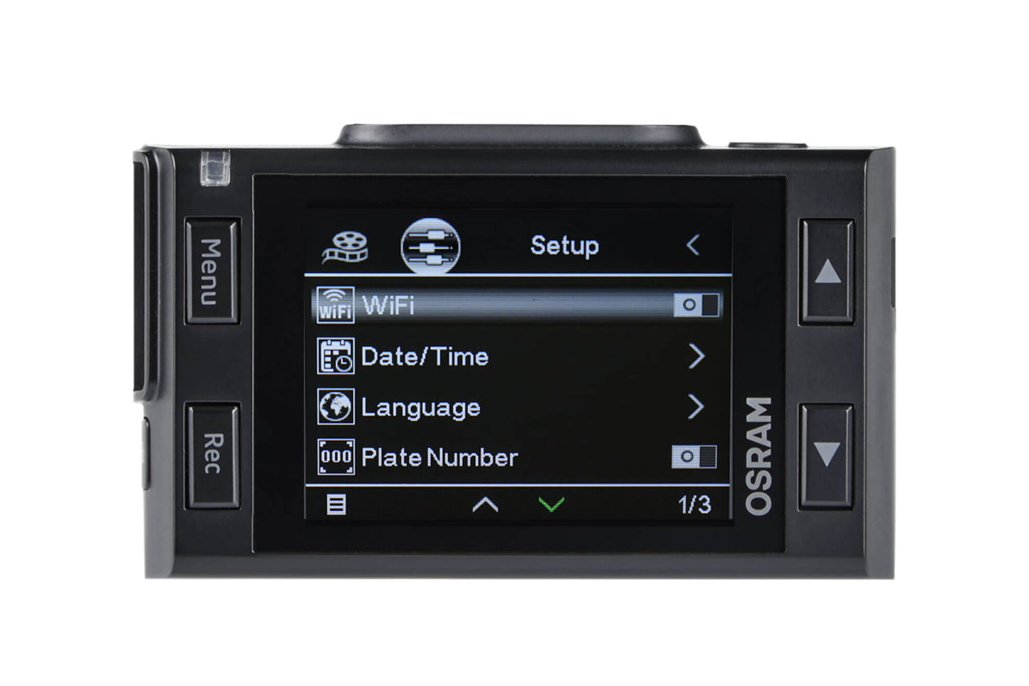 Camera De Bord Osram ROADsight 30 1080p, 30FPS, Wi-Fi, cu unghi de 130°