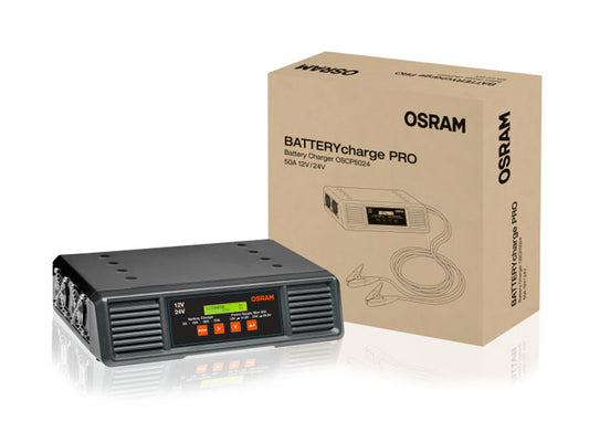 Statie de incarcare Osram BATTERYcharge Pro 50A, pana la 500Ah.