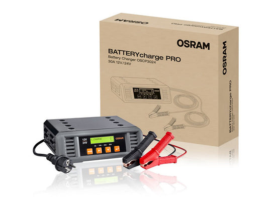 Statie de incarcare Osram BATTERYcharge Pro 30A, pana la 300Ah.