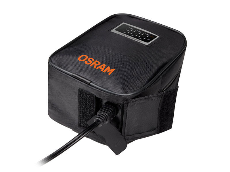 Compresor de anvelope Osram TYREinflate 4000, 8.3 bar, 12V CC, 90dB, cu baterie încorporată de 5000mAh.