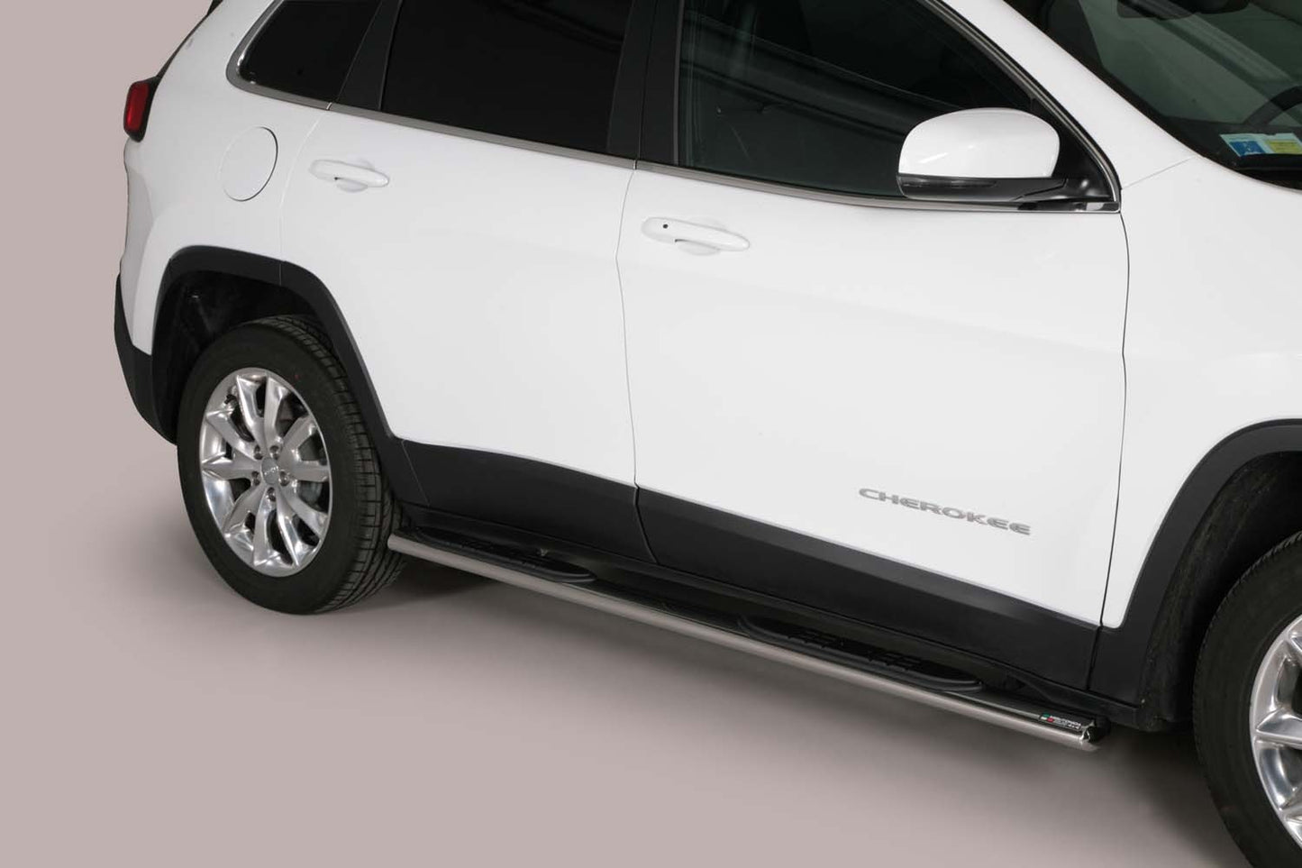 Praguri laterale ovale Misutonida cu trepte pentru Jeep New Cherokee (dupa 2014)