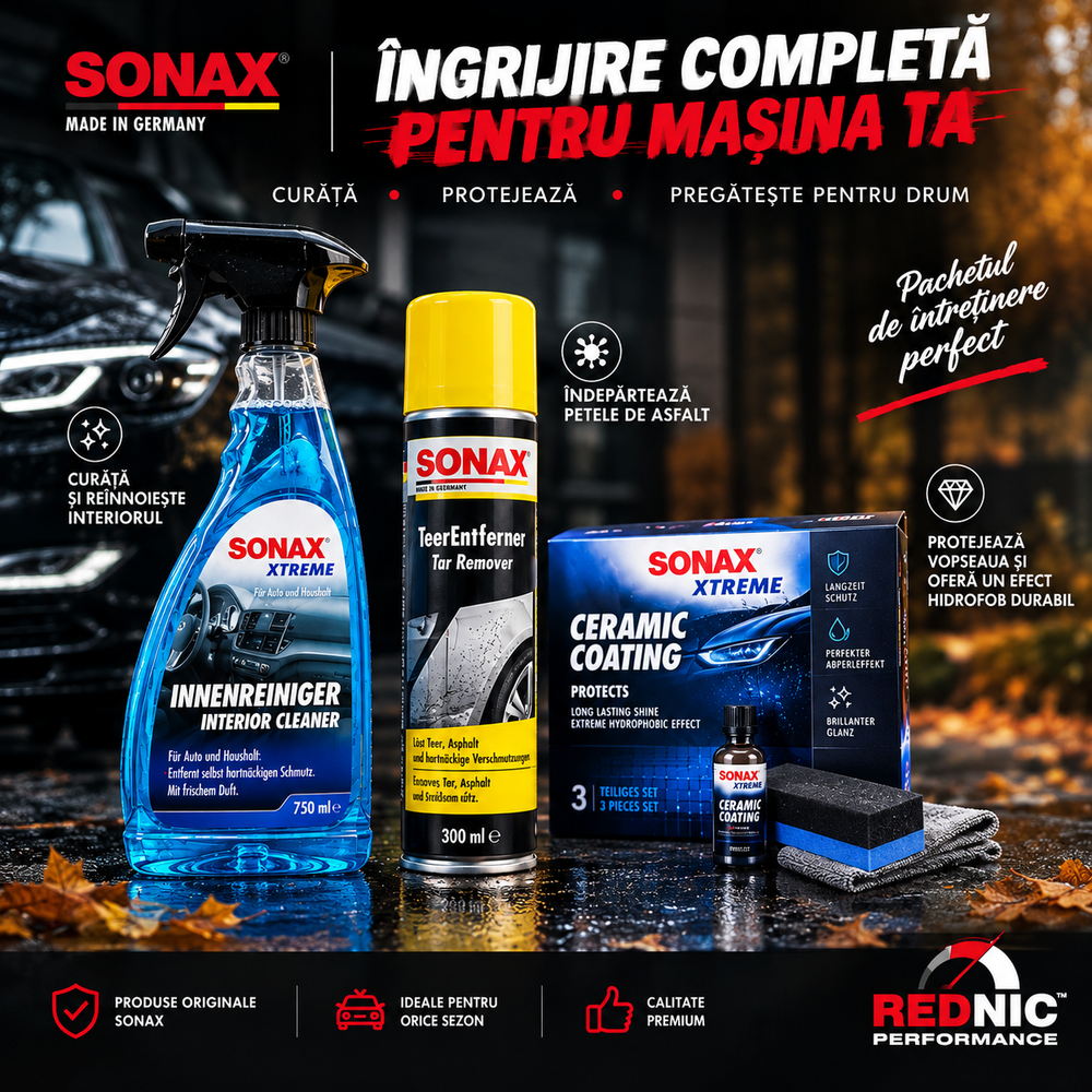 Pachet SONAX Xtreme - Curățare și Protecție Auto