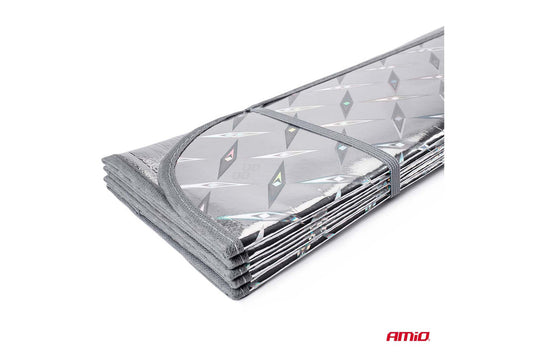 Parasolar pliabil Amio pentru instalare in interior cu ventuze 145x70cm