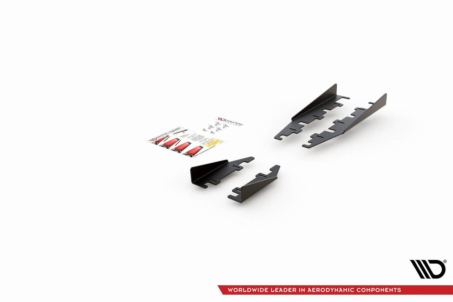 Maxton Design side skirts for Toyota Yaris GR (2020 onwards), gloss black