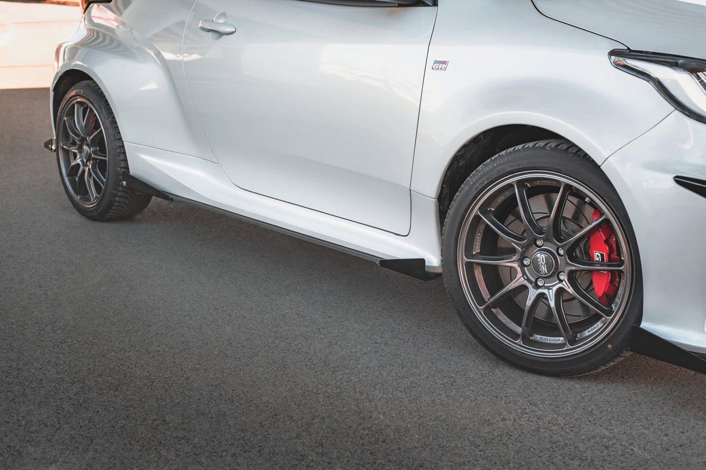 Maxton Design side skirts for Toyota Yaris GR (2020 onwards), gloss black