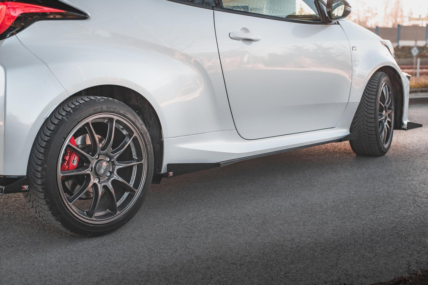 Maxton Design side skirts for Toyota Yaris GR (2020 onwards), gloss black