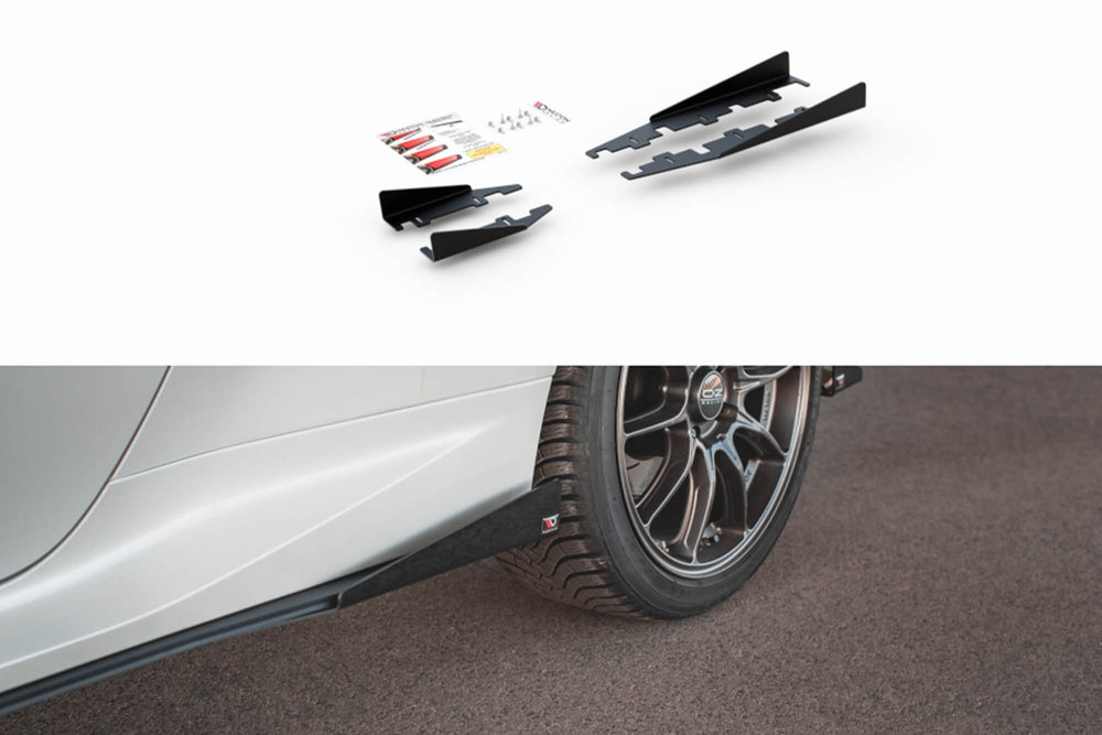 Maxton Design side skirts for Toyota Yaris GR (2020 onwards), gloss black