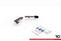 Praguri laterale pentru bara spate GR Maxton Design pentru Toyota Yaris (dupa 2020), negru lucios