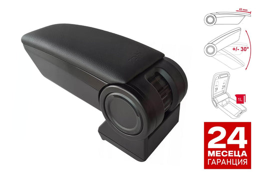 Cotiera Rati model Armster 3 cu piele eco neagra pentru Dacia Duster (dupa 2018)