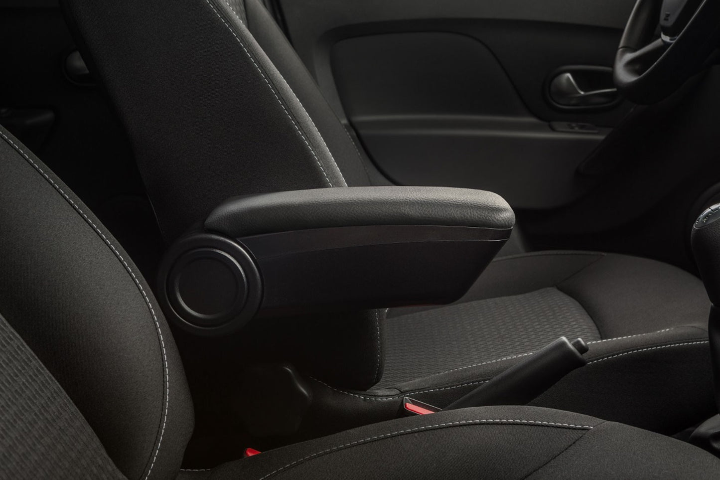 Cotiera Rati model Armster OE1 cu piele eco neagra pentru Ford Transit Connect dupa 2018