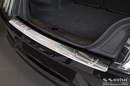 Protector bara spate Avisa pentru Ford Mustang coupe, GT (2015-2017), dupa 2017, cromat