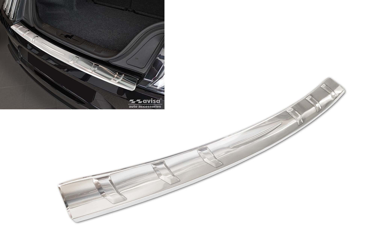 Protector bara spate Avisa pentru Ford Mustang coupe, GT (2015-2017), dupa 2017, cromat