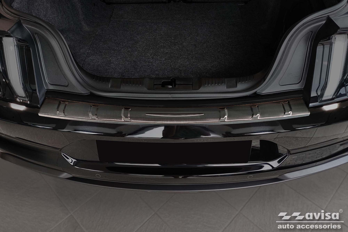 Protector bara spate AVISA pentru Ford Mustang coupe, GT (2015-2017), dupa 2017, negru lacuit