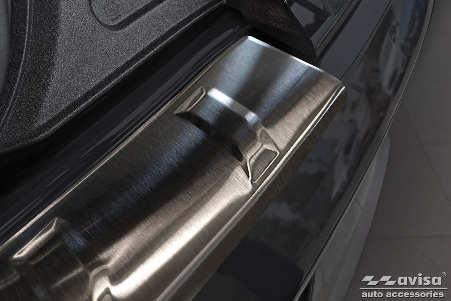 Protector bara spate AVISA pentru Ford Mustang coupe, GT (2015-2017), dupa 2017, negru lacuit