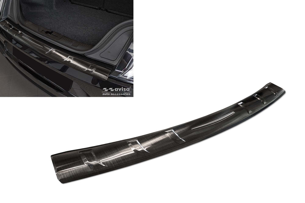 Protector bara spate AVISA pentru Ford Mustang coupe, GT (2015-2017), dupa 2017, negru lacuit