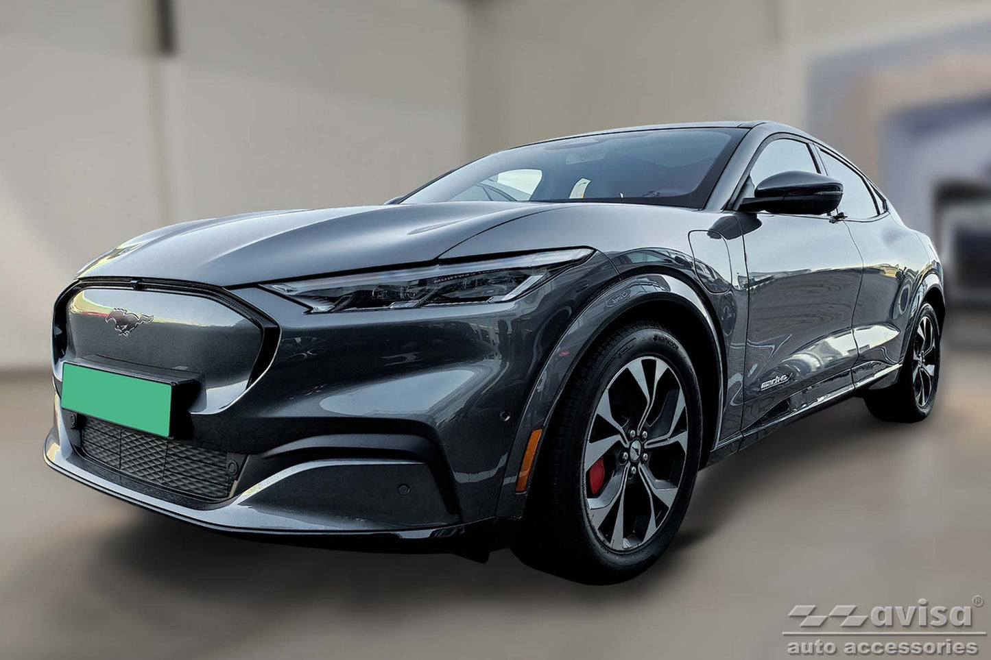 Avisa protector bara spate pentru Ford Mustang Mach-E dupa 2020, negru lucios