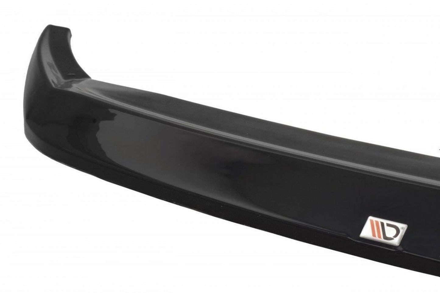 Spoiler Maxton Design versiunea 1 pentru bara față standard Skoda Superb III (2015-2019), negru lăcuit