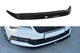 Spoiler Maxton Design versiunea 1 pentru bara față standard Skoda Superb III (2015-2019), negru lăcuit