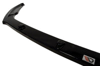Maxton Design Front Splitter, Version 2, for Skoda Octavia MK3 (2013-2016) Standard Front Bumper, Matte Black
