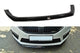 Spoiler Maxton Design pentru bara RS față Skoda Octavia (2013‑2019), negru mat