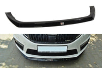 Maxton Design spoiler pentru bara față RS Skoda Octavia (2013-2019), culoare carbon