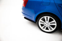 Maxton Design Rear Bumper Side Splitters for Skoda Octavia RS hatchback, station wagon (2013-2019), gloss black